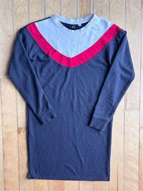 ONLY Colorblock Sweatshirt Dress Size Small